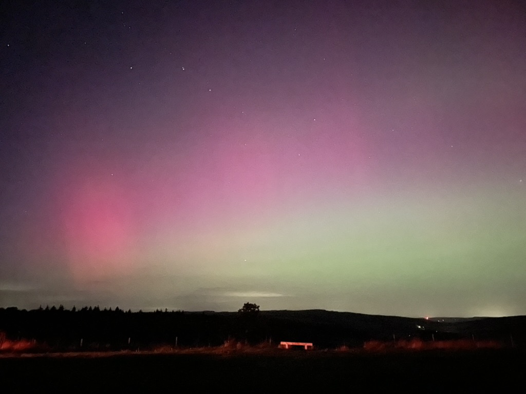 The Northern Lights from just north of Chichester